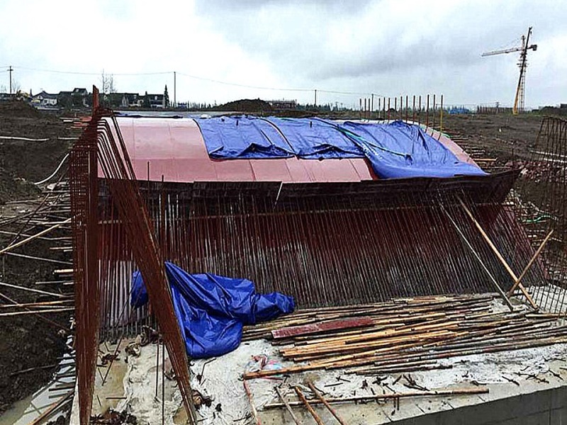 蘇州園博園拱橋預(yù)壓